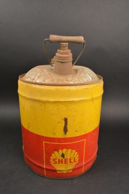 Vintage Shell Gas Can Petroliana Advertising