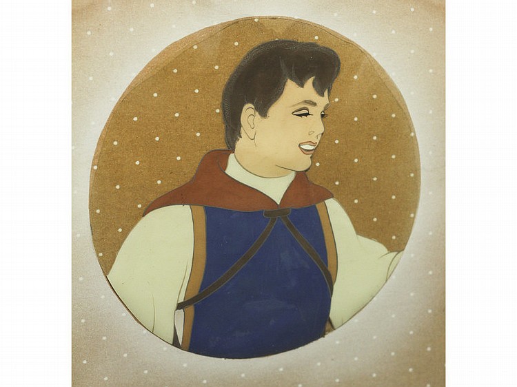 WALT DISNEY ANIMATION CEL 1937 Snow White Film