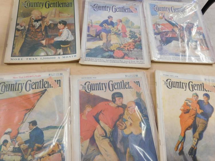 Country Gentleman (1) Box 44 pcs Ephemera 1920s 1940s 1950s