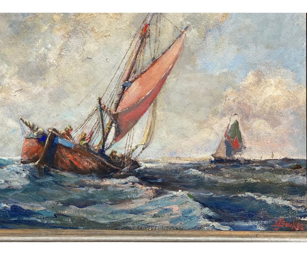 Ship Oil Board Mystery Artist Signed