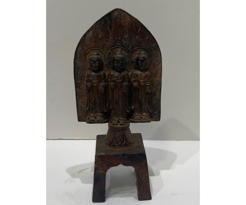 Chinese bronze 3 figures