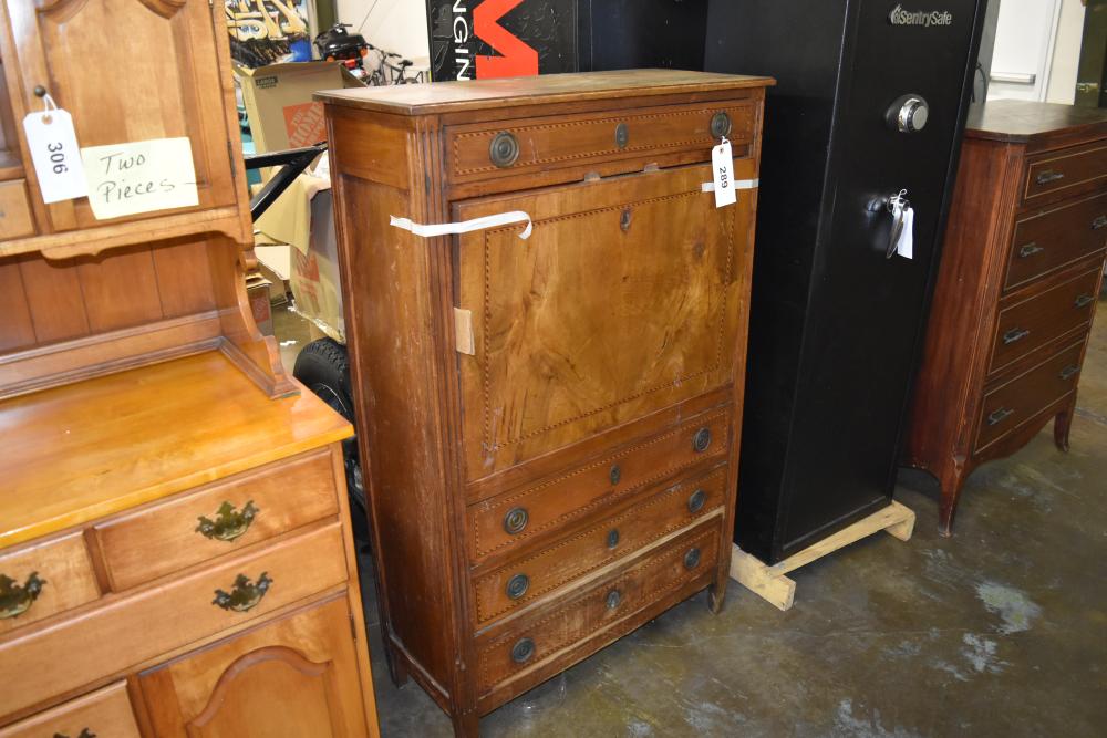 Fold Down Desk - 4 Drawer
