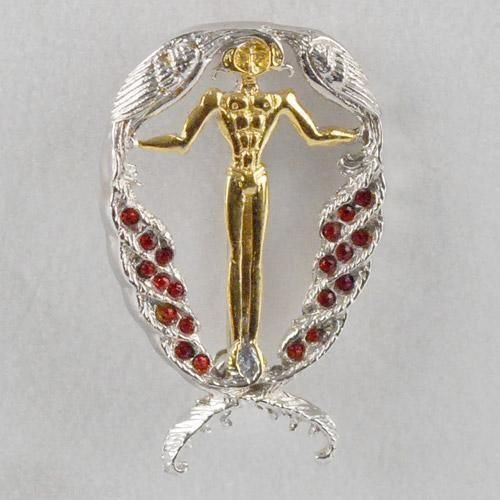 Erte Letter "Q" Pin with box W75