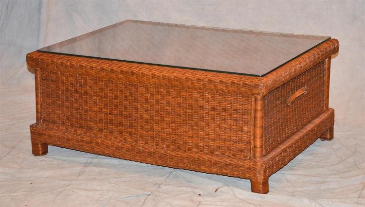 Ralph Lauren Wicker Table