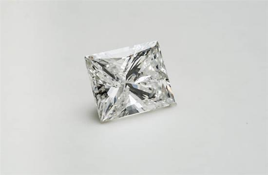 Unmounted 1.01 Carat Princess-Cut Diamond
