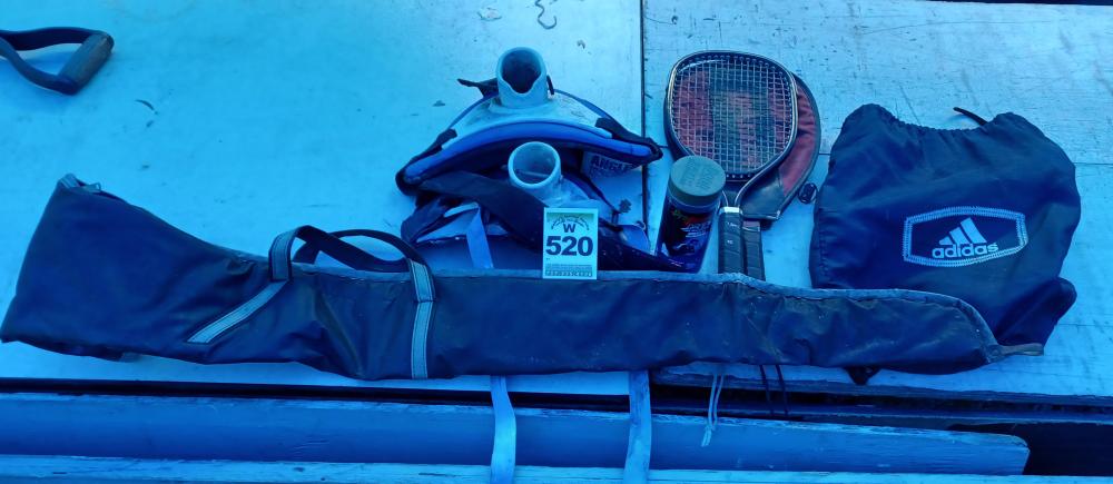 Flag Holders/Tennis Rackets