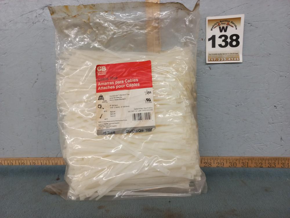 Large bag of cable ties