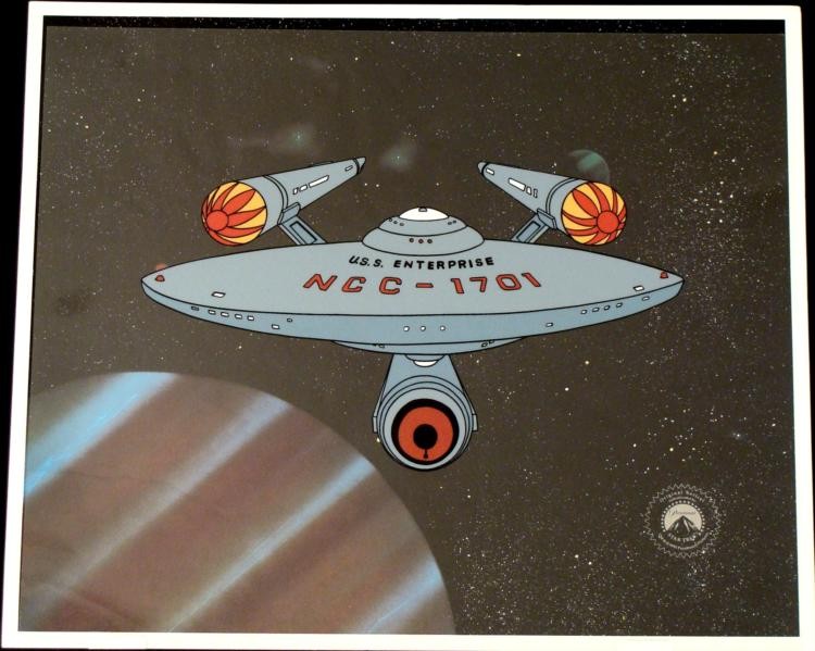 Reproduction Background Cel Original Sericel Star Trek