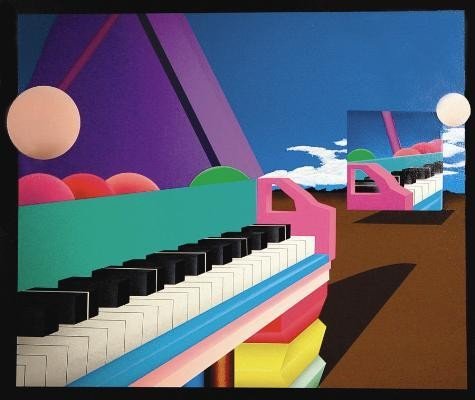 GRAND PIANO REFLECTIONS Abstract Art Print Stan Solomon