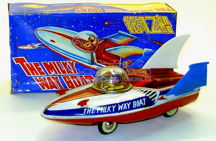 Chinese MF215 tinplate friction drive Space Ship