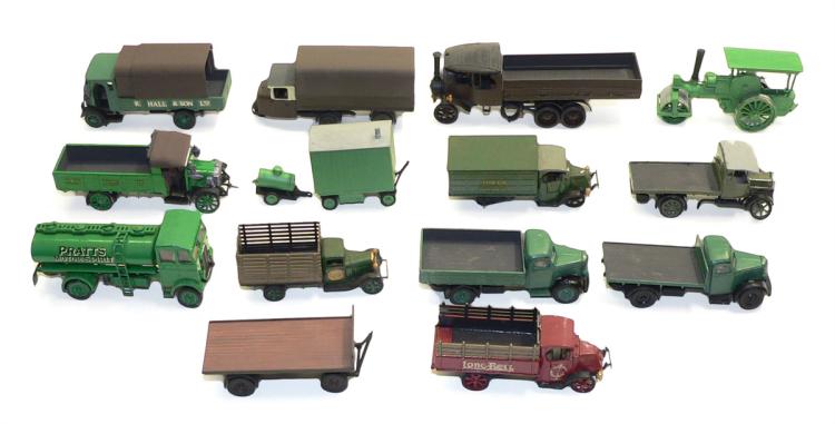 Fourteen kit-built Vehicles
