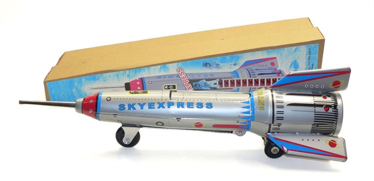 Chinese MS378 tinplate friction-drive "Skyexpress" Space Ship