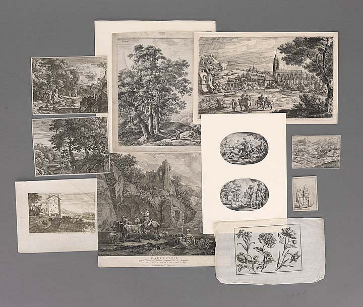 Nine Continental Old Master Etchings & Engravings