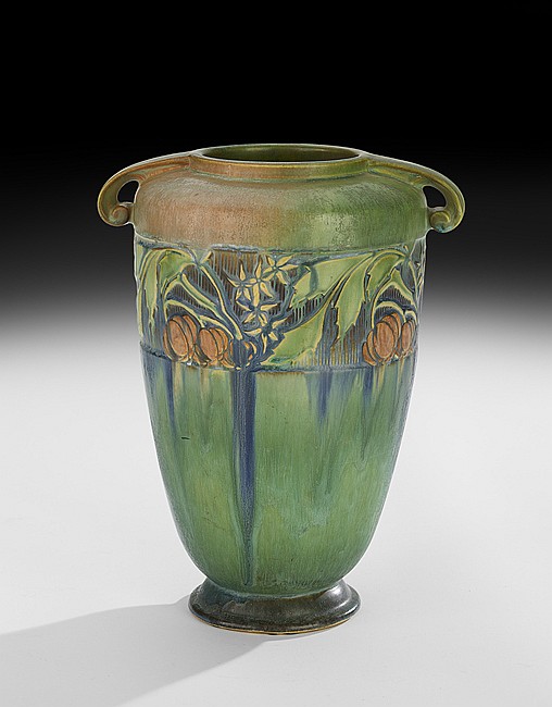Roseville Art Pottery "Baneda" Pattern Vase