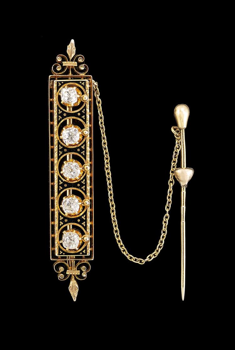 Victorian Bar Pin