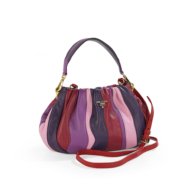 Prada "Trembled Blossoms" Nappa Handbag