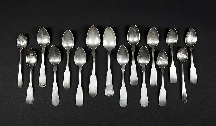 American Coin Silver Spoons