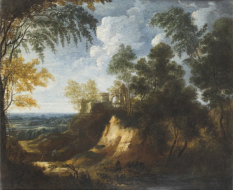 Continental School Landscape painting