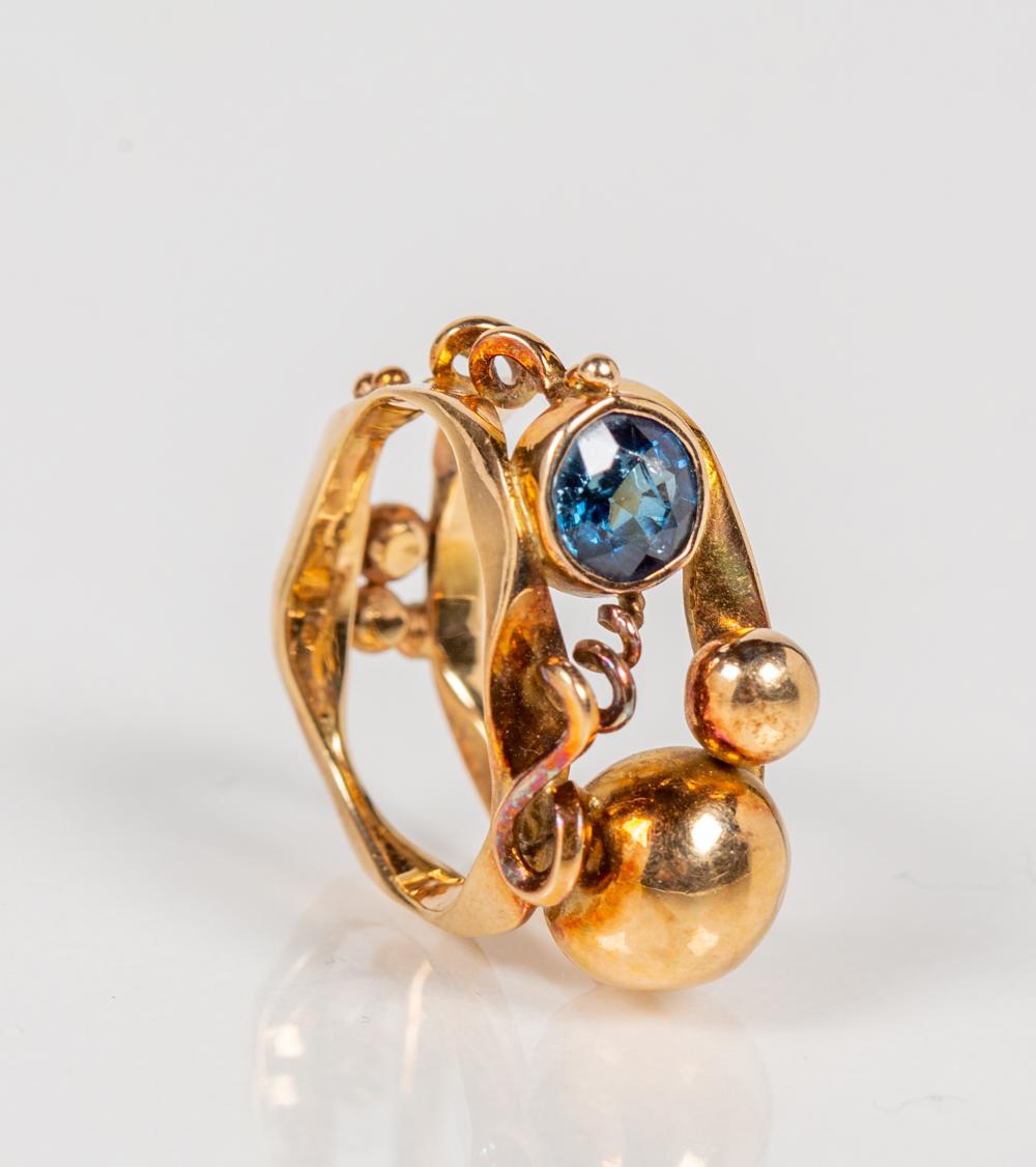 14K Abstract Ring