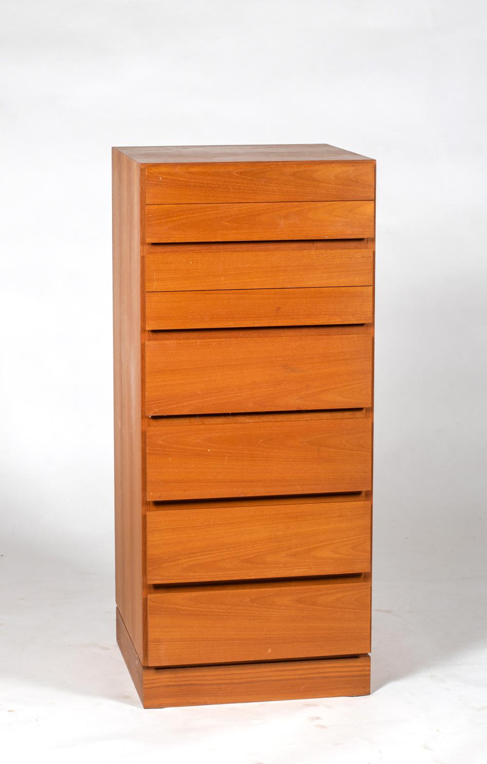 Circa 1970's Arne Wahl Iversen for Vinde Teak Lingerie Chest