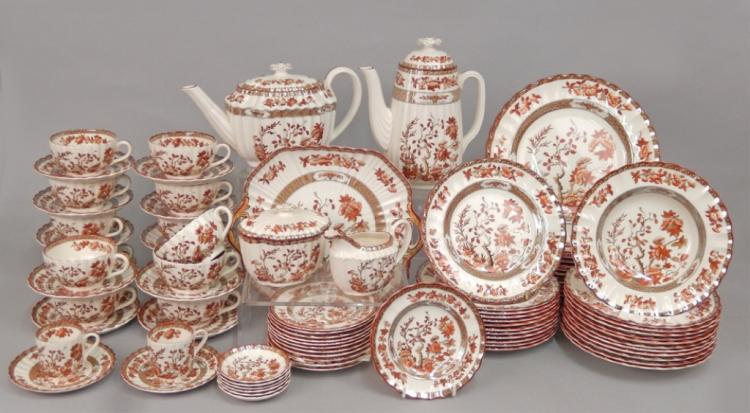Set of Spode "Indian Tree" dinnerware