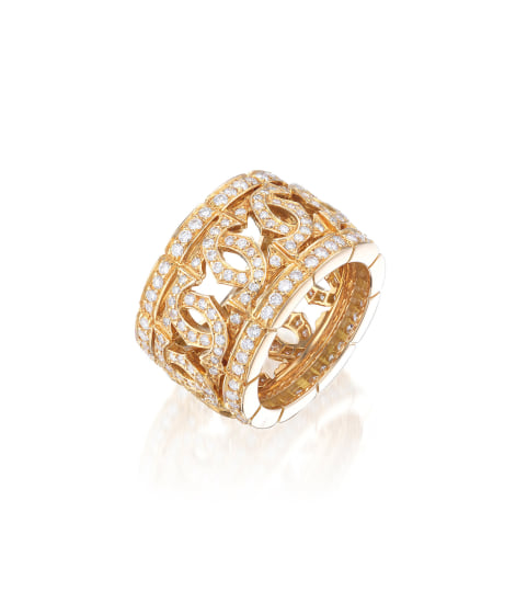 Cartier - Diamond Ring, 'Entrelacés'