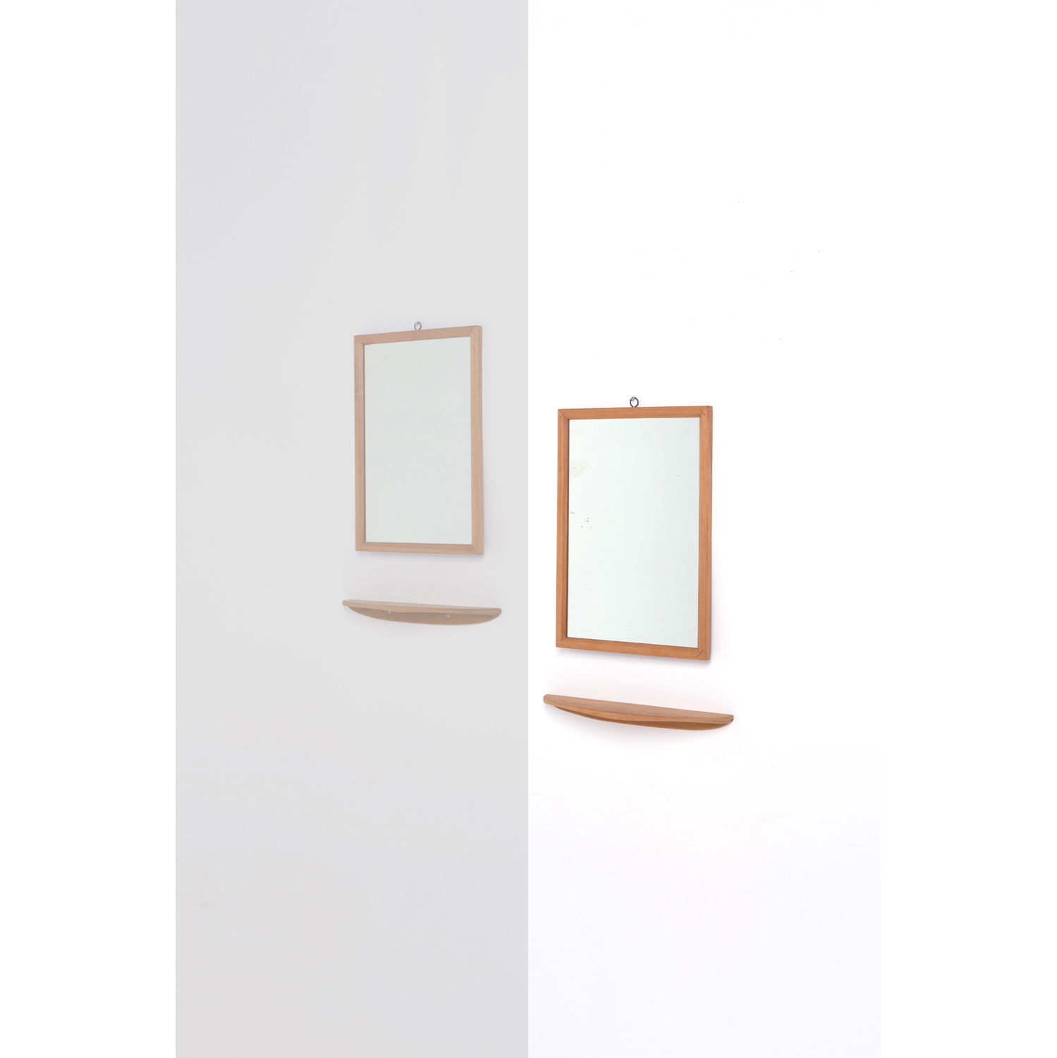 Peder Moos (1906-1991)Ensemble comprenant une console et un miroir