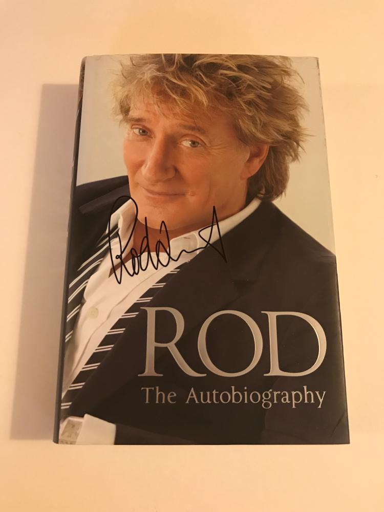 Rod Stewart Signed Book