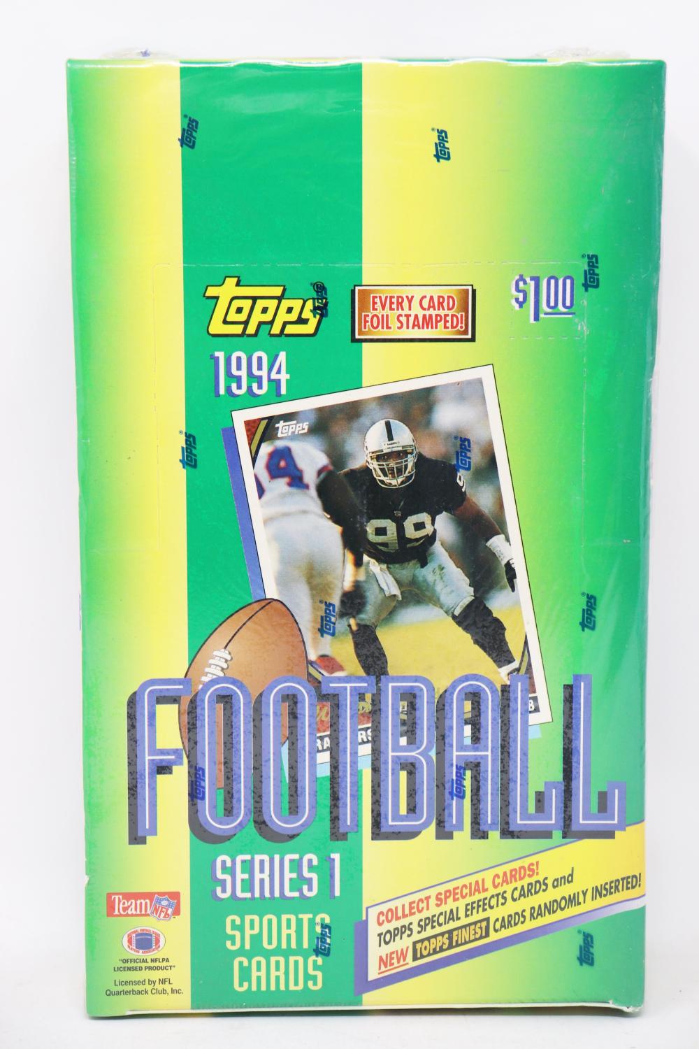 1994 Topps Football Series 1 Unopened Wax Box
