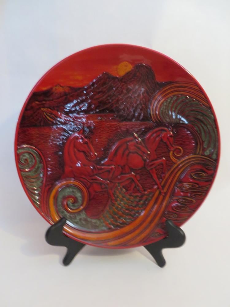 Rare Royal Doulton Flambe Not Produced For Sale Horse Charger