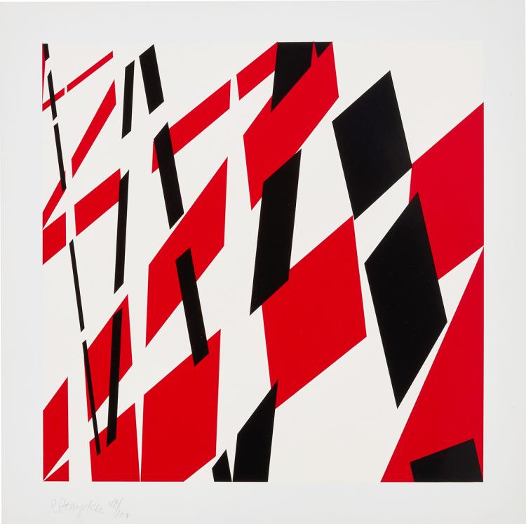 Dynamic screenprint by Peter Struycke