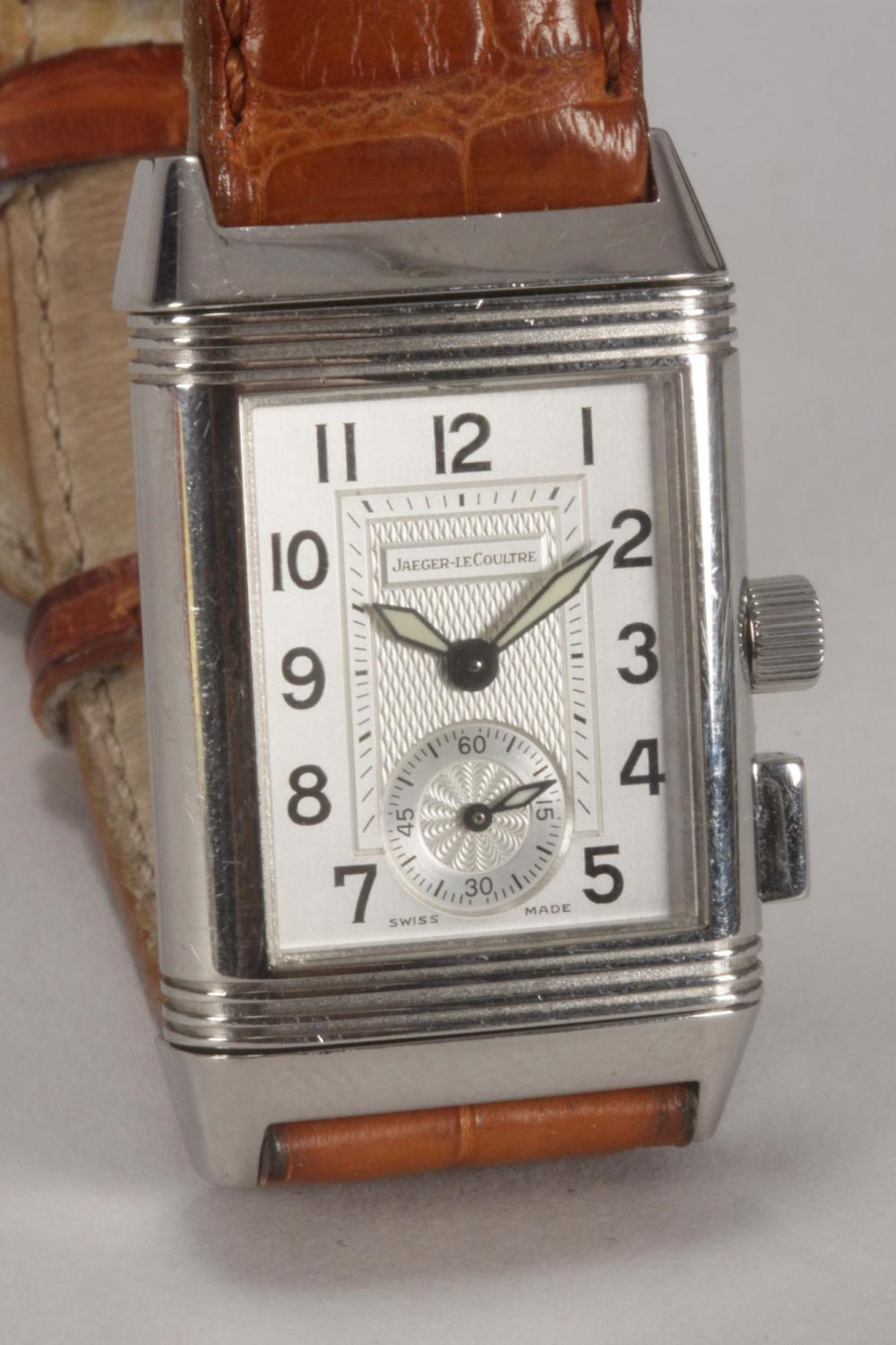 Jaeger LeCoultre Reverso Memory Wristwatch,