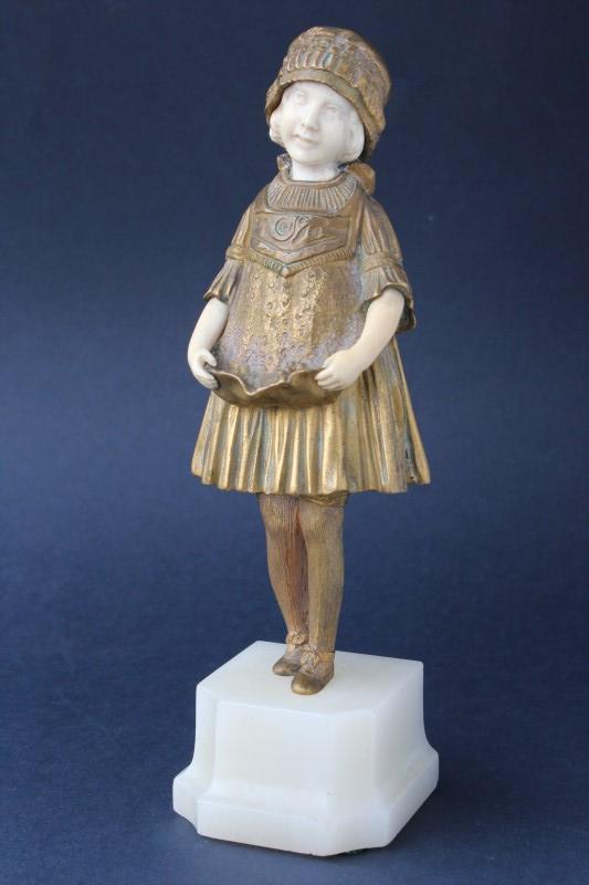 Demetre Chiparus (1886-1947) Art Deco Bronze and