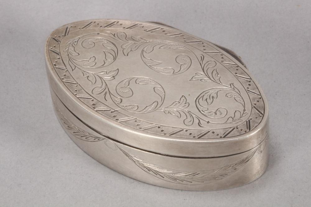 18th/19th Century Swedish Silver Snuff Box,