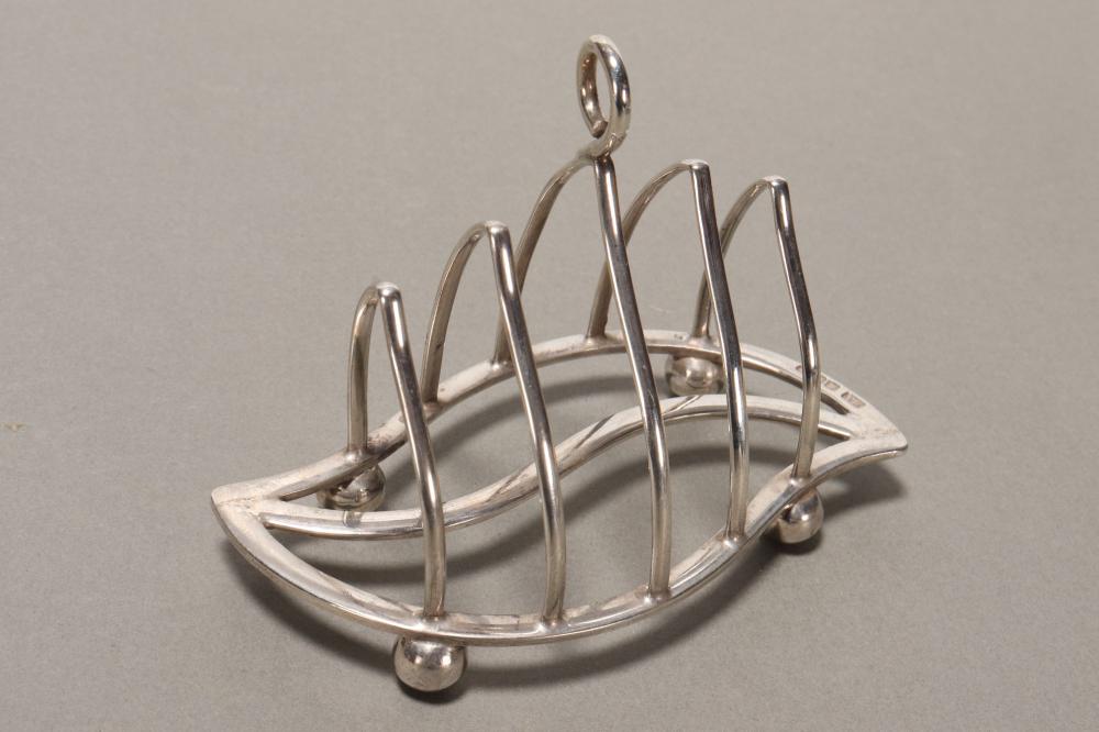 Edwardian Sterling Silver Toast Rack,