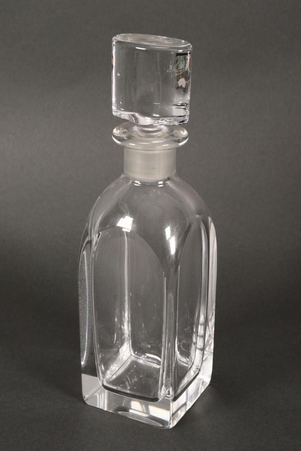 Orrefors Crystal Decanter and Stopper,