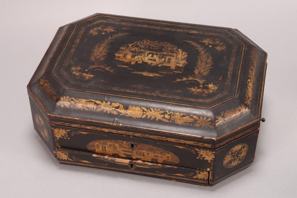 Chinese Qing Dynasty, Mid 19th Century Black