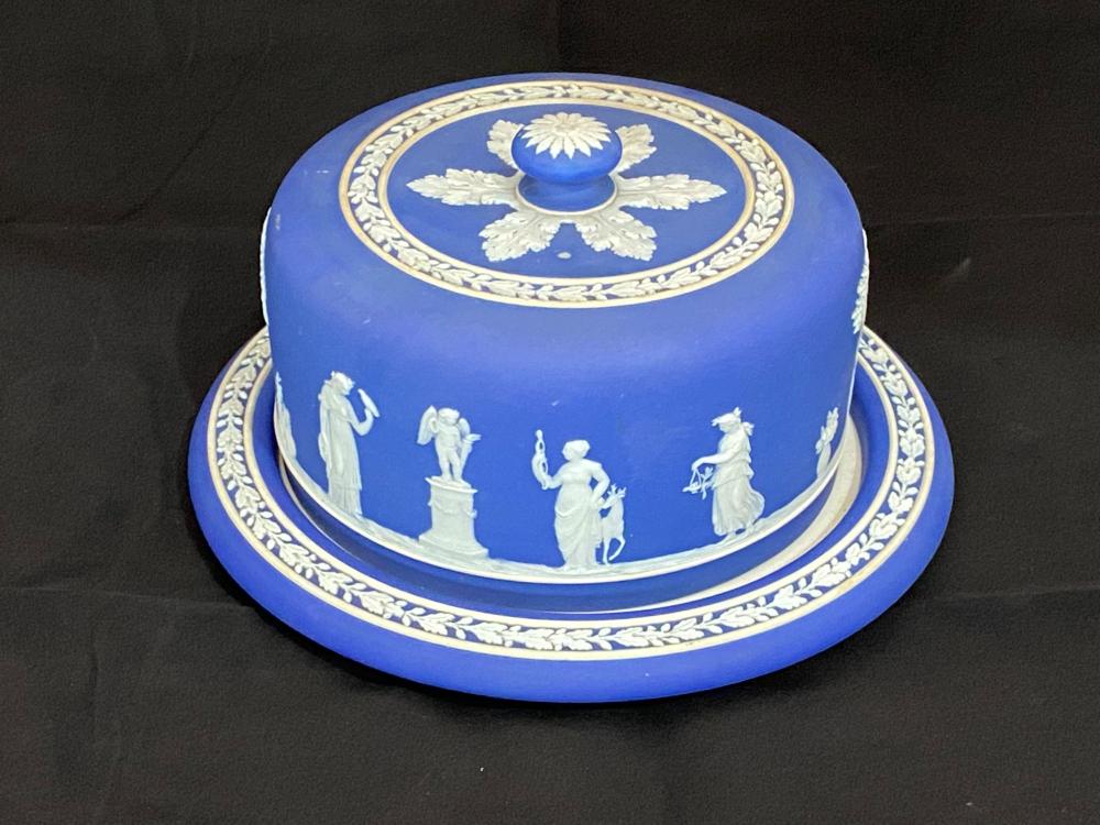 Late 19th Century Wedgwood Jasper Ware Cheese Dome