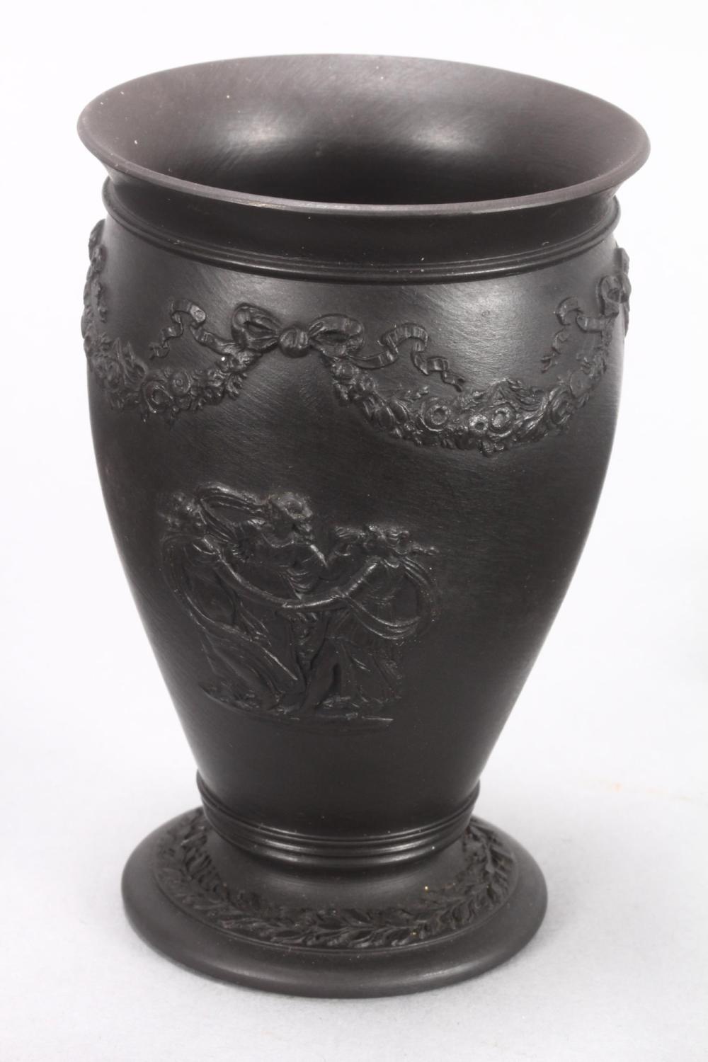 Wedgwood Black Basalt Posy Vase,