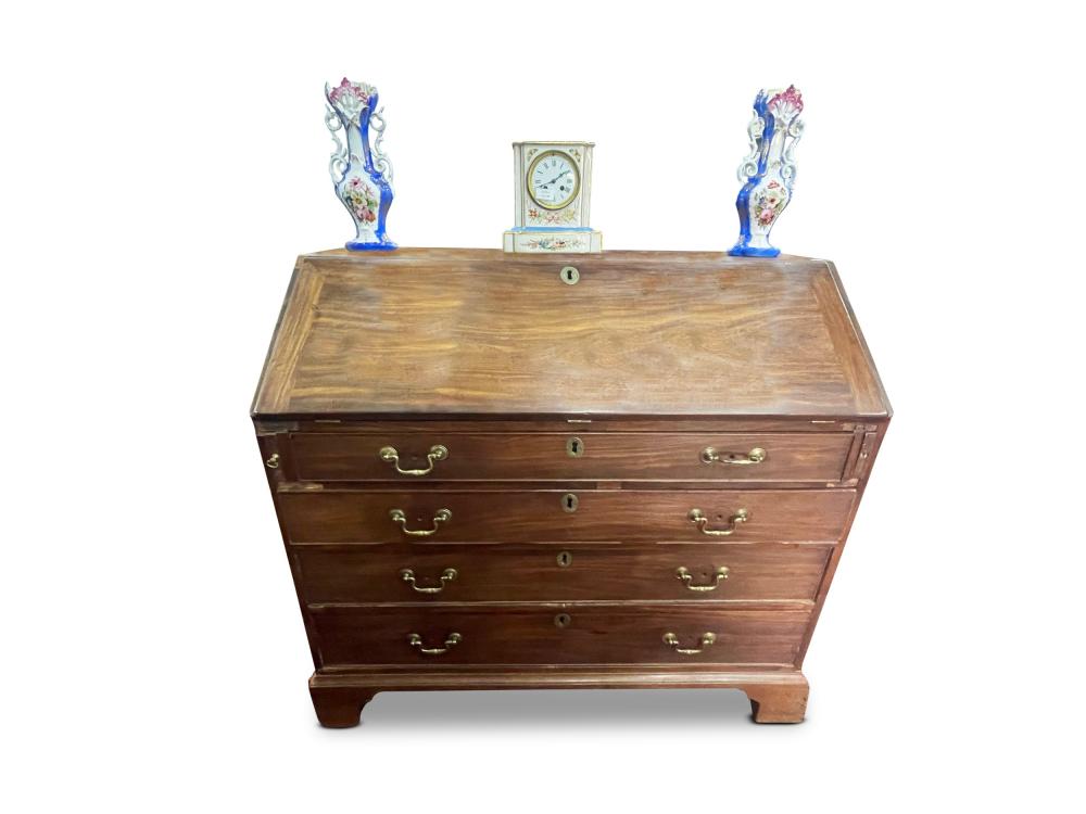 Georgian Mahogany Fall Front Bureau,