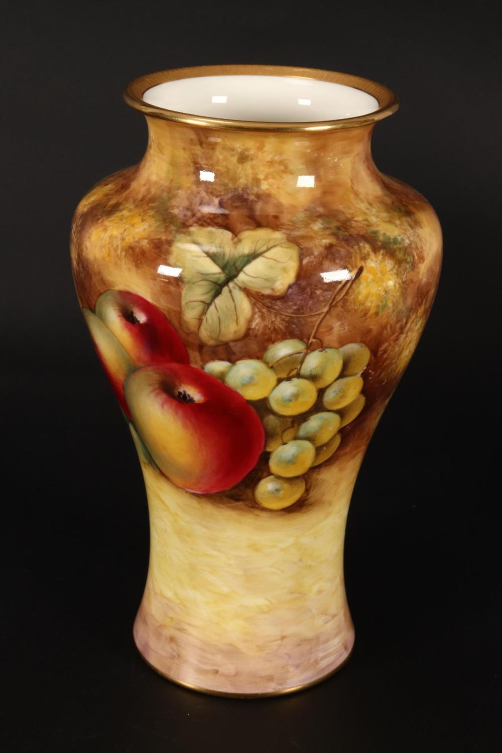 Royal Worcester Porcelain Vase,