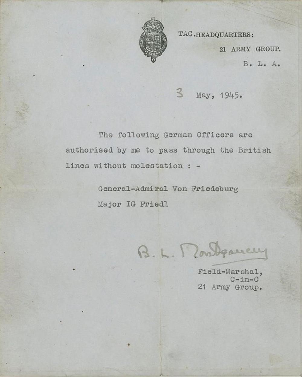 BERNARD LAW MONTGOMERY