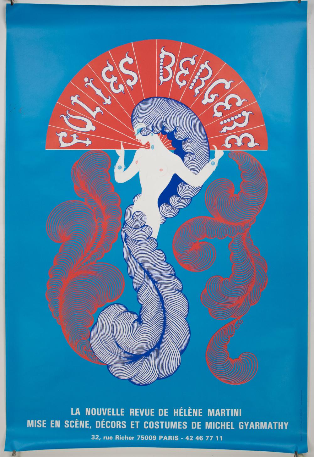 CLUB FOLIES BERGERE POSTER
