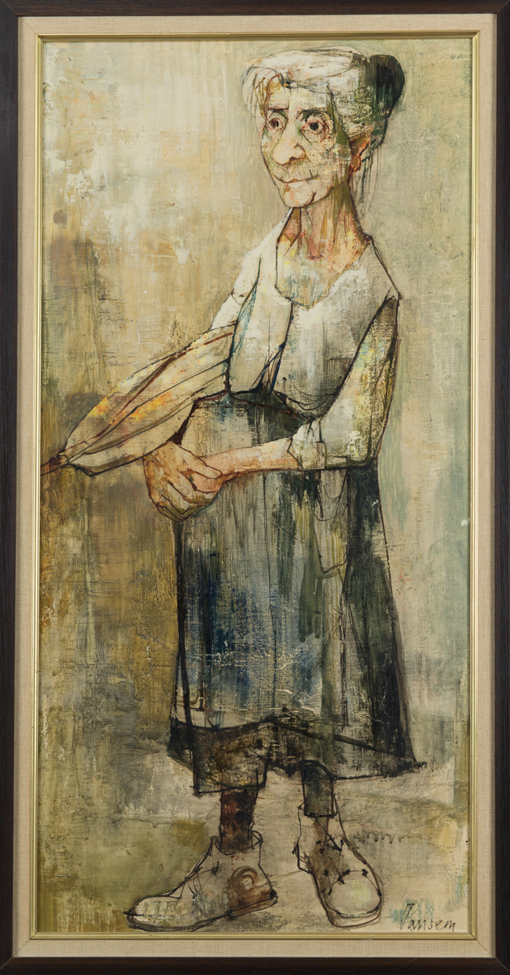 Jean Jansem | Woman with Umbrella