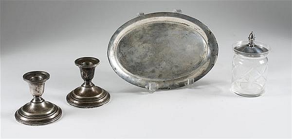 FIVE PIECES STERLING SILVER - Lot of International and...
