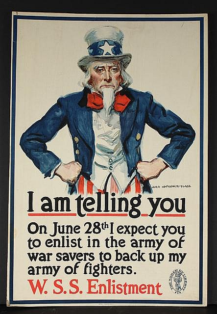 JAMES MONTGOMERY FLAGG WAR POSTER