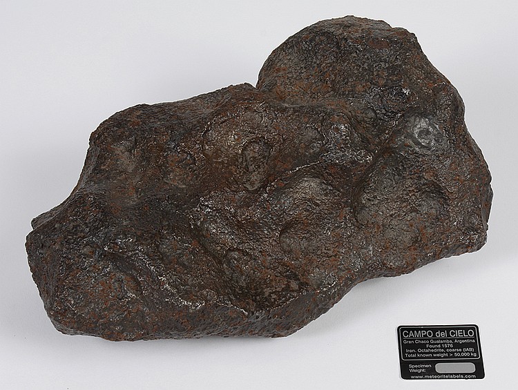 CAMPO DEL CIELO IRON METEORITE -Masses of iron meteorites...