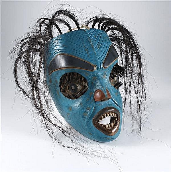 NATIVE AMERICAN MASK - Pacific Northwest Coast
