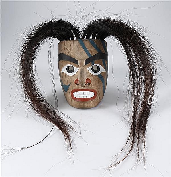 NATIVE AMERICAN MASK - Makah (Pacific Northwest Coast)...