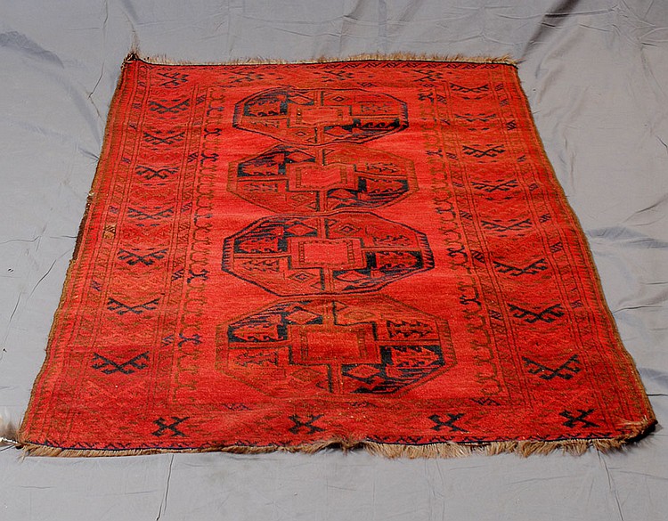 CARPET: AFGHANI TURKOMAN - Hand-knotted